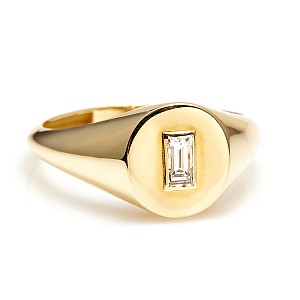 Inel Trendy s059 din Aur cu Diamante