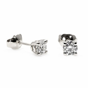 Cercei stud din Platina cu Diamante c577pt - GIA