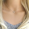 Choker din Aur Galben 14k cu Diamant Natural 0.15ct pan563