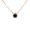 Choker din Aur cu Diamant Negru pan563dn